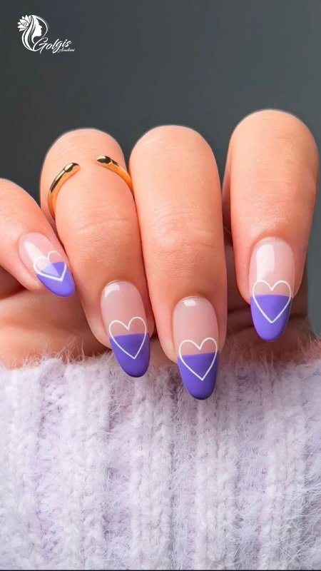 بهترین طرح ناخن ولنتاین