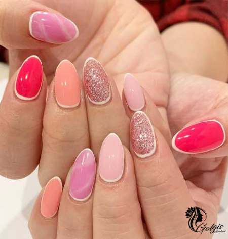 بهترین طرح ناخن ولنتاین