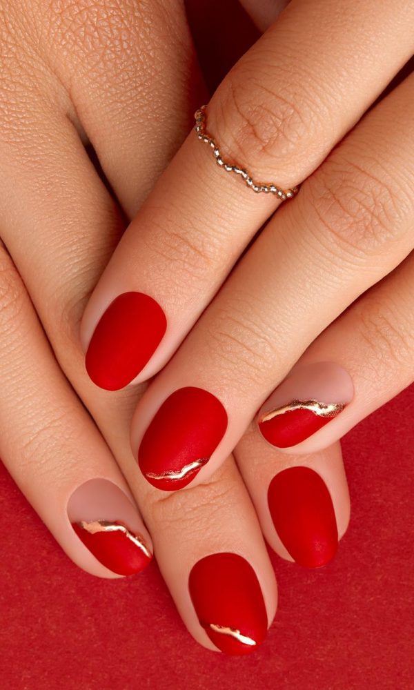 طرح ناخن ولنتاین