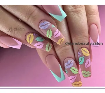 طرح ناخن بهاره