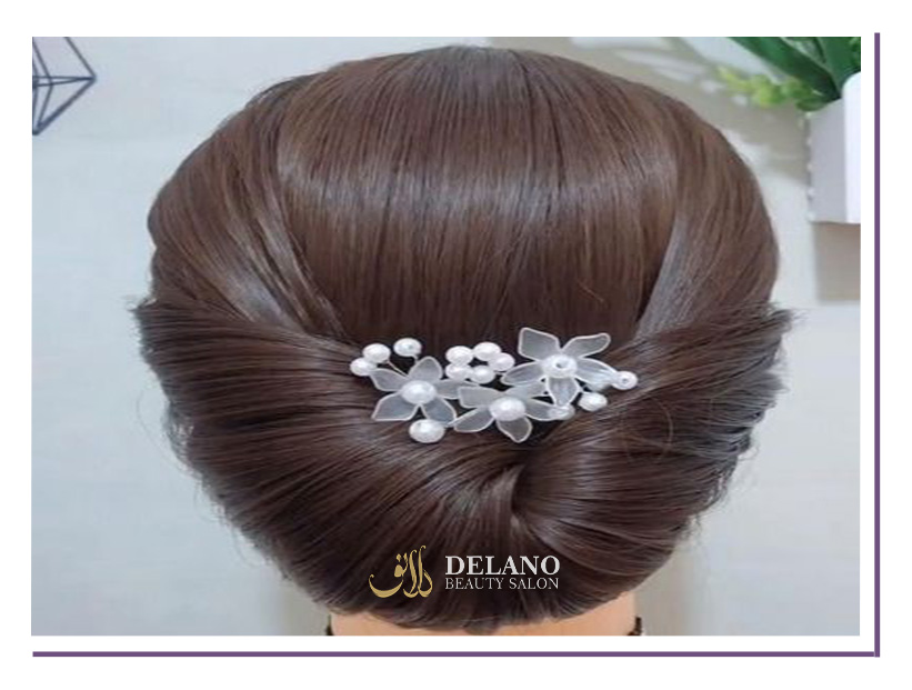 شینیون موی کوتاه کم پشت جلوی سر