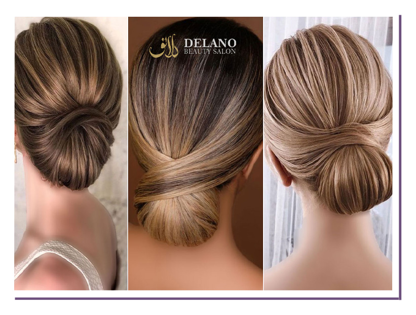 شینیون موی کوتاه مدل فانتزی