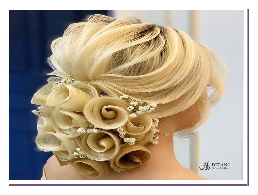 شینیون گلدار