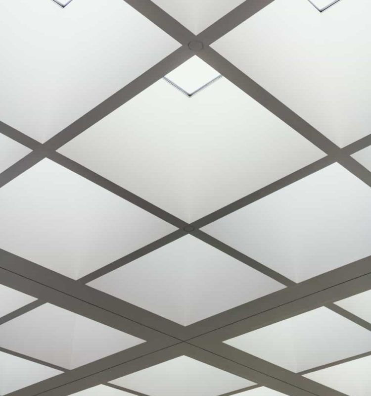 low-angle-shot-ceiling-building-made-bright-lighted-squares