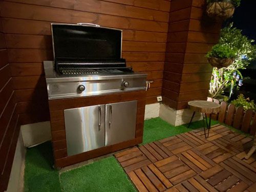 نکات ساخت باربیکیو در روف گاردن